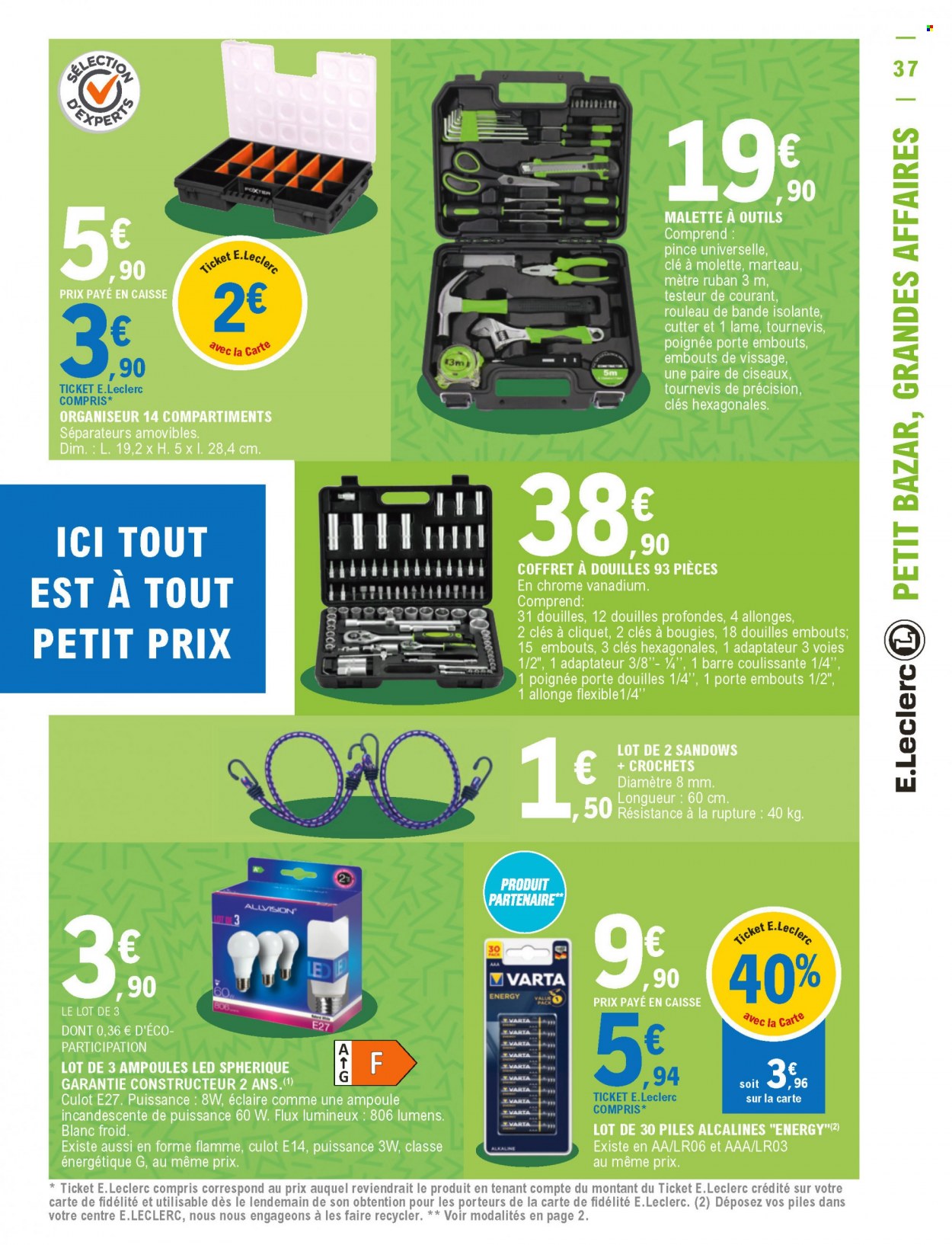 Catalogue E.Leclerc - 04/01/2022 - 15/01/2022. Page 37