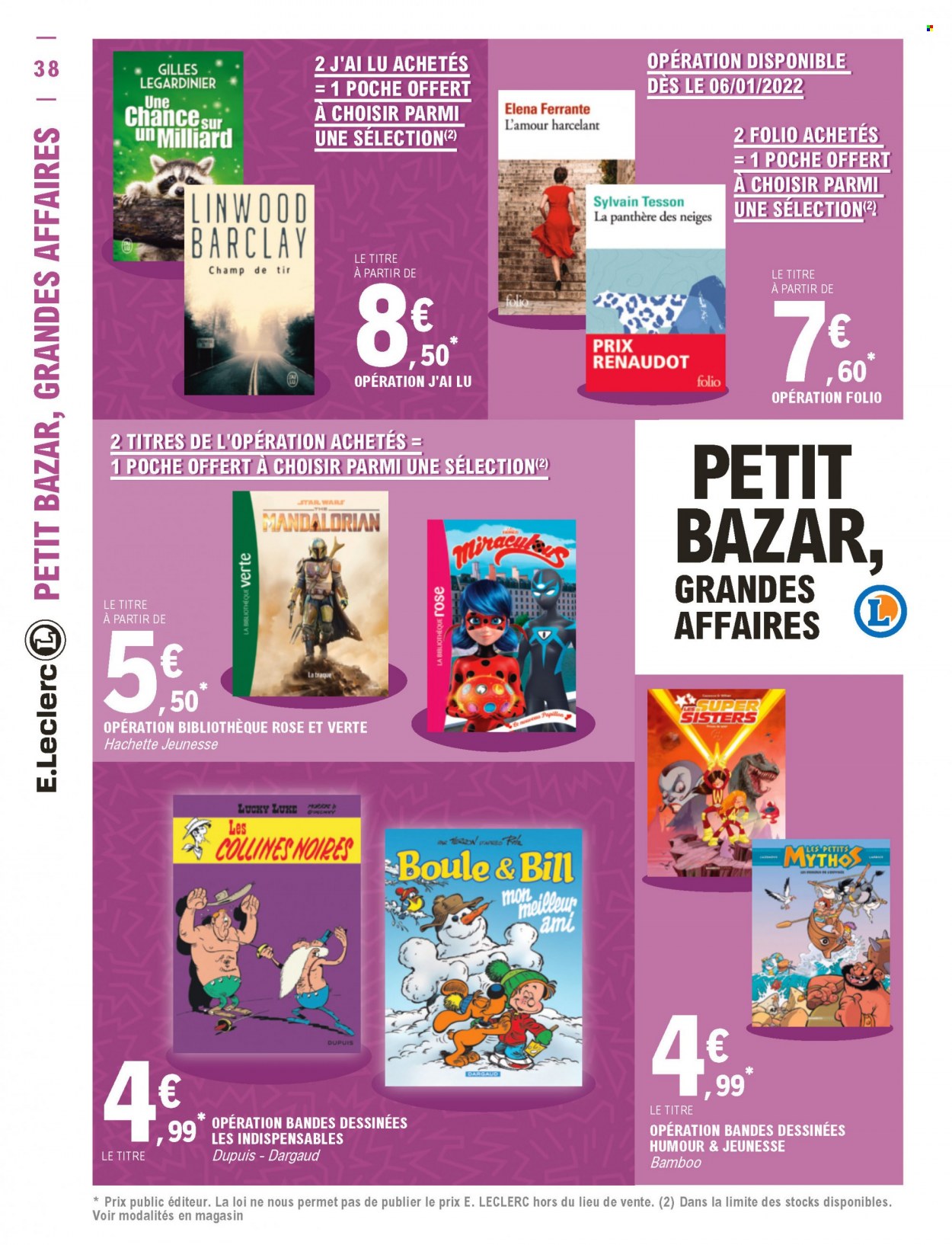 Catalogue E.Leclerc - 04/01/2022 - 15/01/2022. Page 38