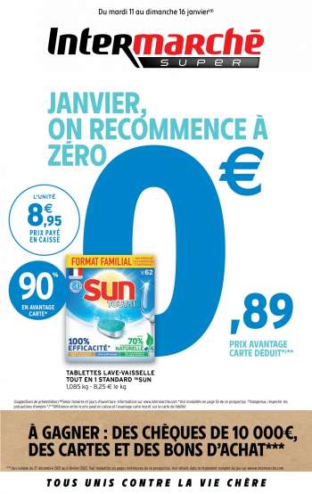 Catalogue Intermarché Super - 11/01/2022 - 16/01/2022.