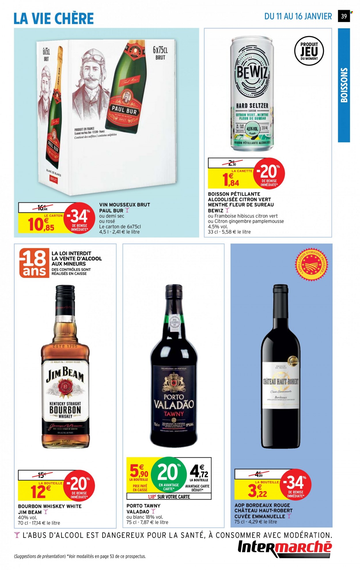 Catalogue Intermarché Super - 11/01/2022 - 16/01/2022. Page 39