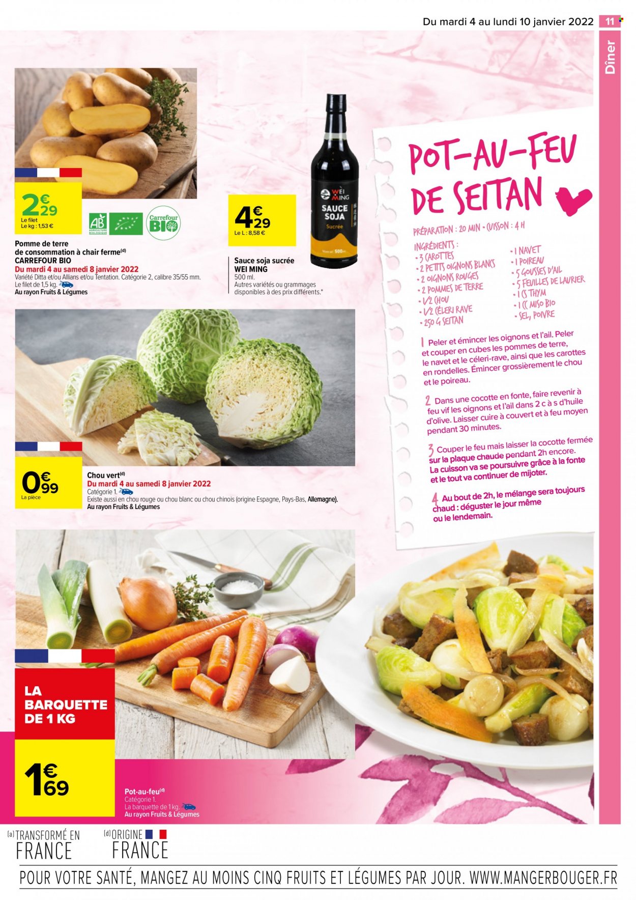 Catalogue Carrefour Hypermarchés - 04/01/2022 - 10/01/2022. Page 11