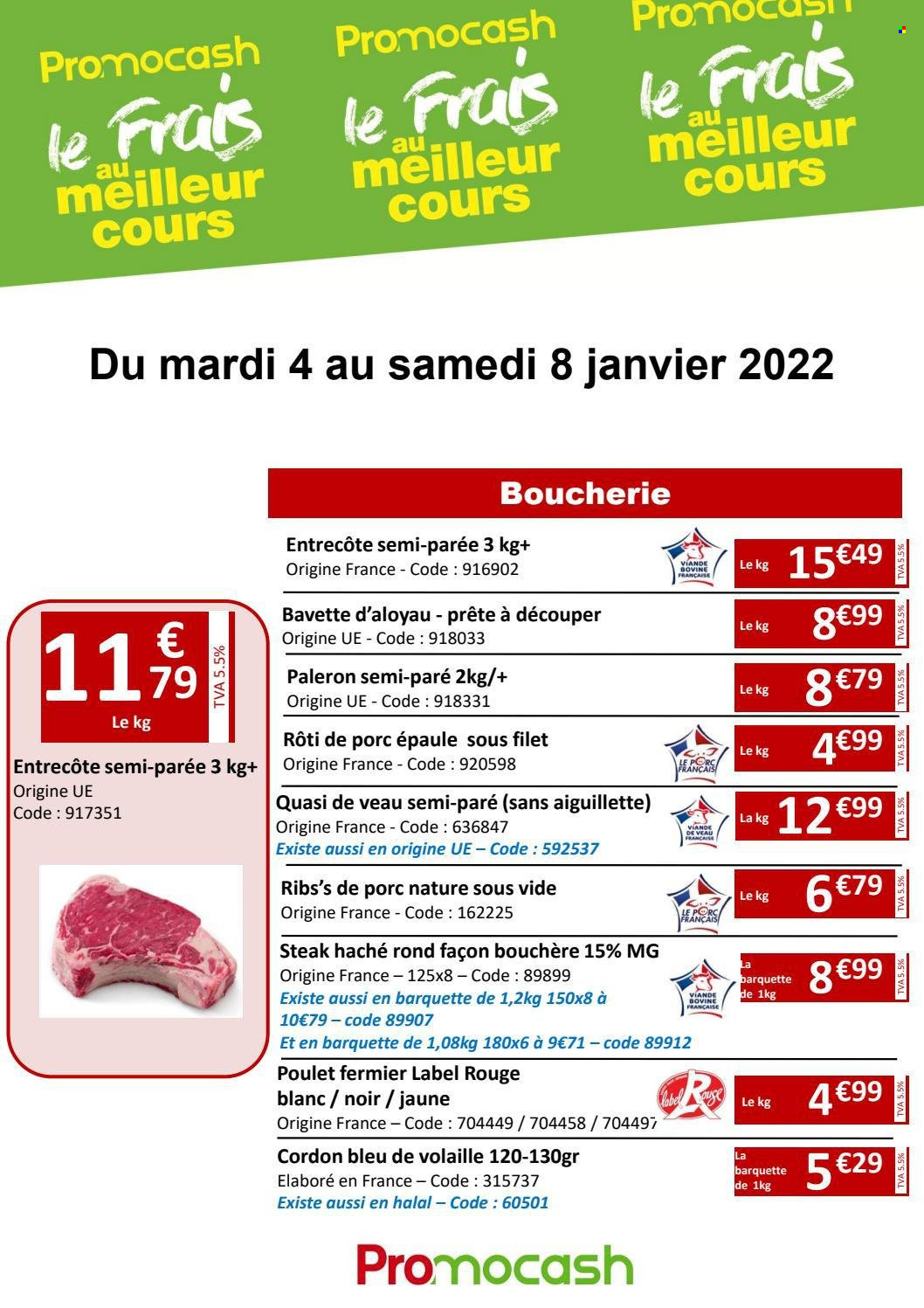Catalogue Promocash - 04/01/2022 - 08/01/2022. Page 1