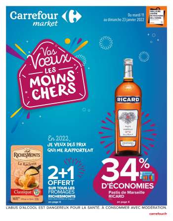 Catalogue Carrefour Market - 11/01/2022 - 23/01/2022.