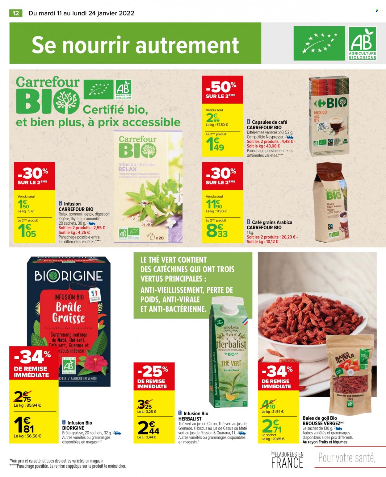 Catalogue Carrefour Hypermarchés - 11/01/2022 - 24/01/2022. Page 12