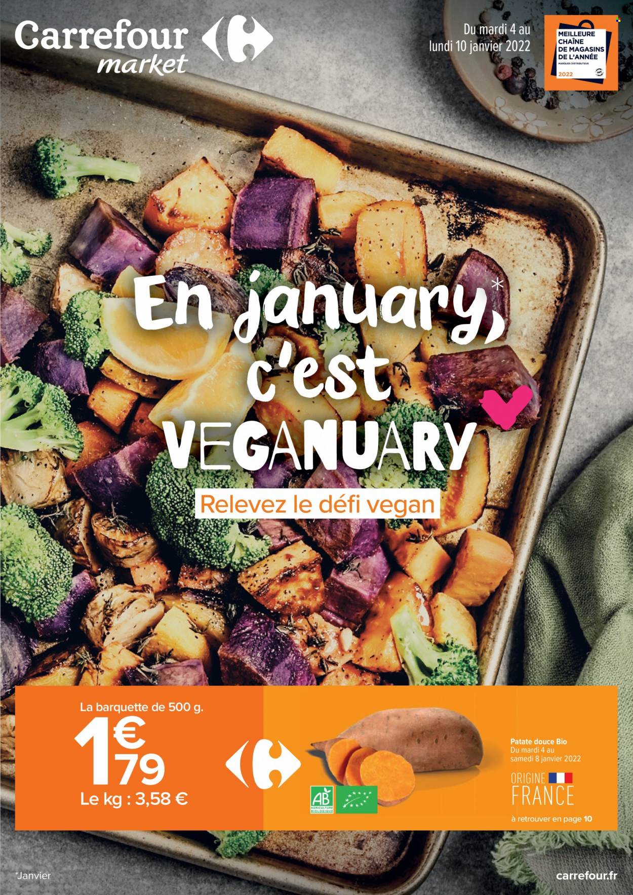 Catalogue Carrefour Market - 04/01/2022 - 10/01/2022. Page 1