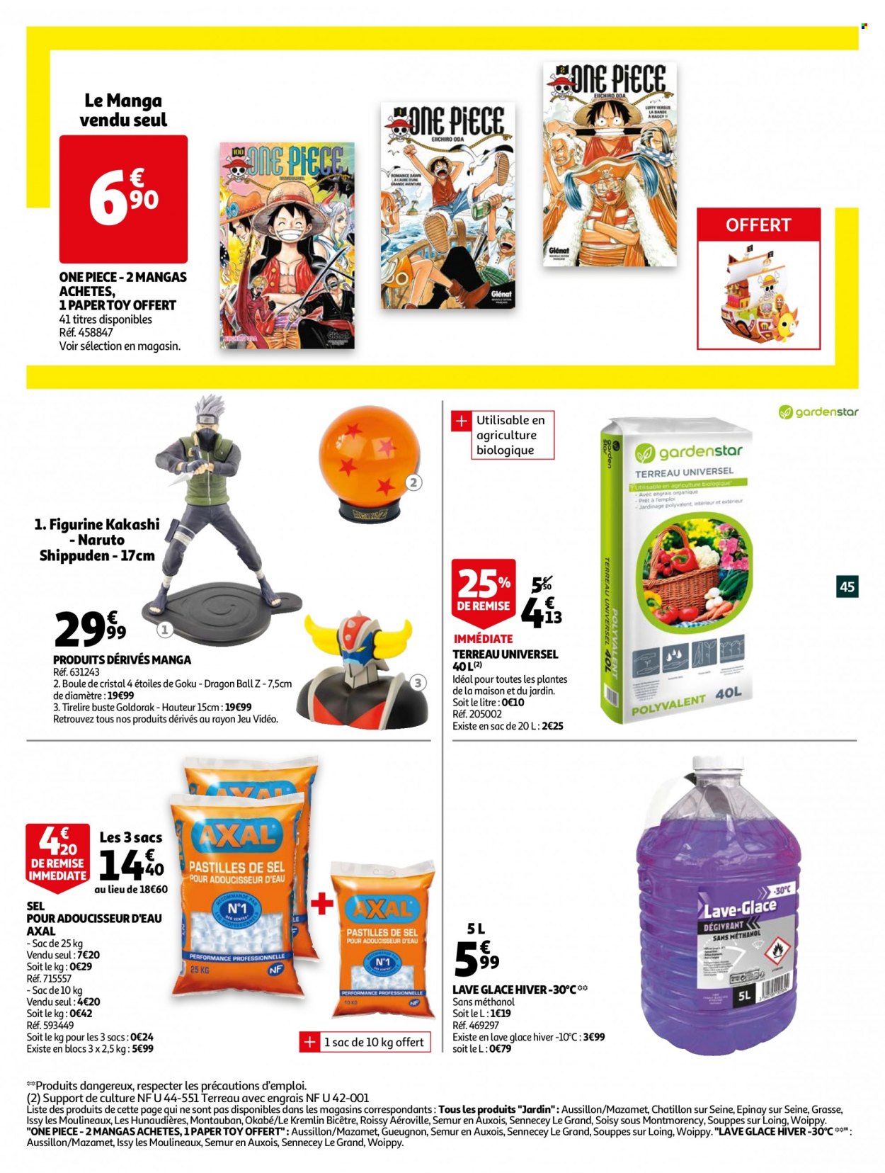 thumbnail - Catalogue Auchan - 12/01/2022 - 18/01/2022 - Produits soldés - jeu, figurine, BIC, tirelire, dragon, terreau, lave glace. Page 45.