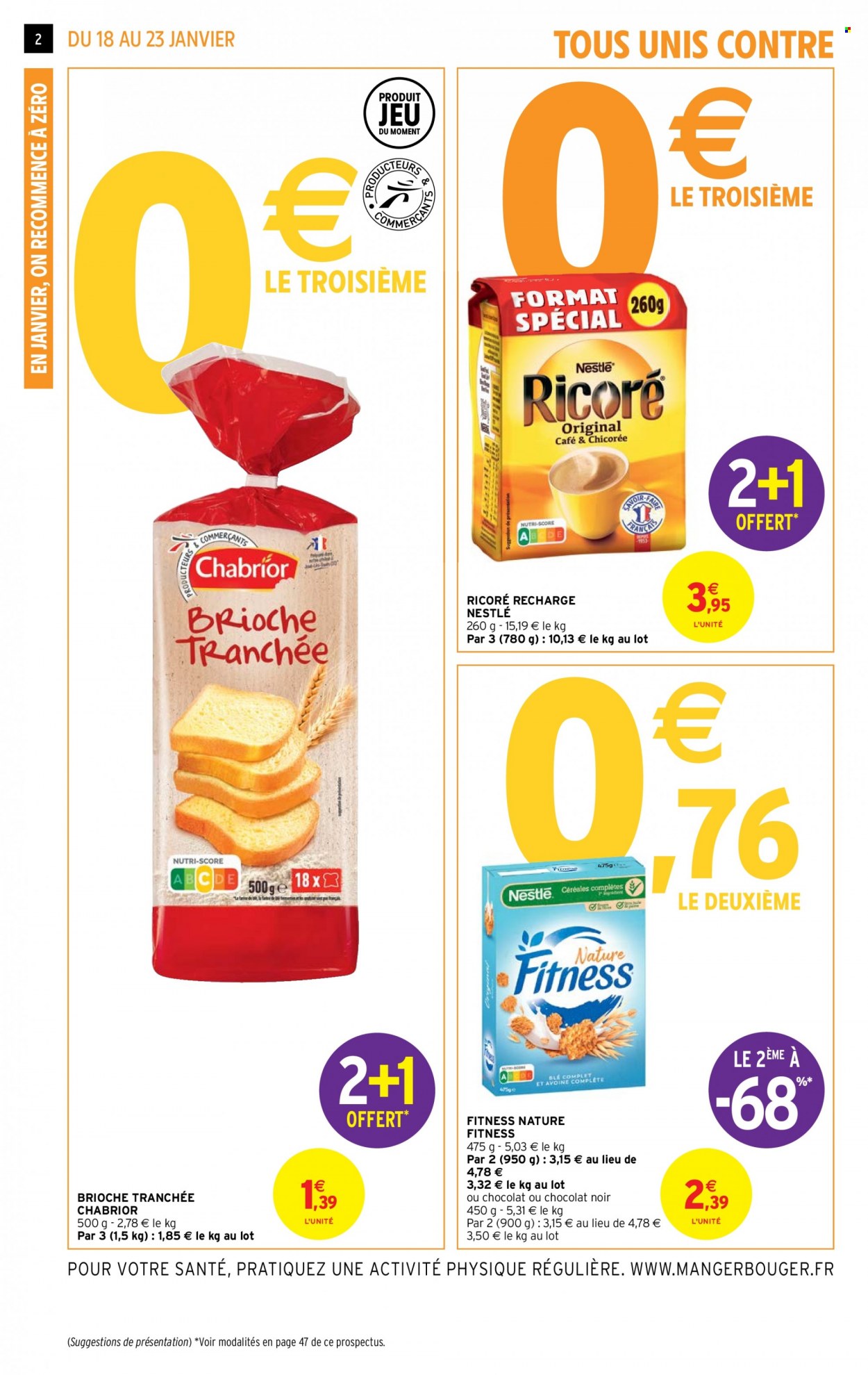 thumbnail - Catalogue Intermarché Hyper - 18/01/2022 - 23/01/2022 - Produits soldés - brioche, Nestlé. Page 2.