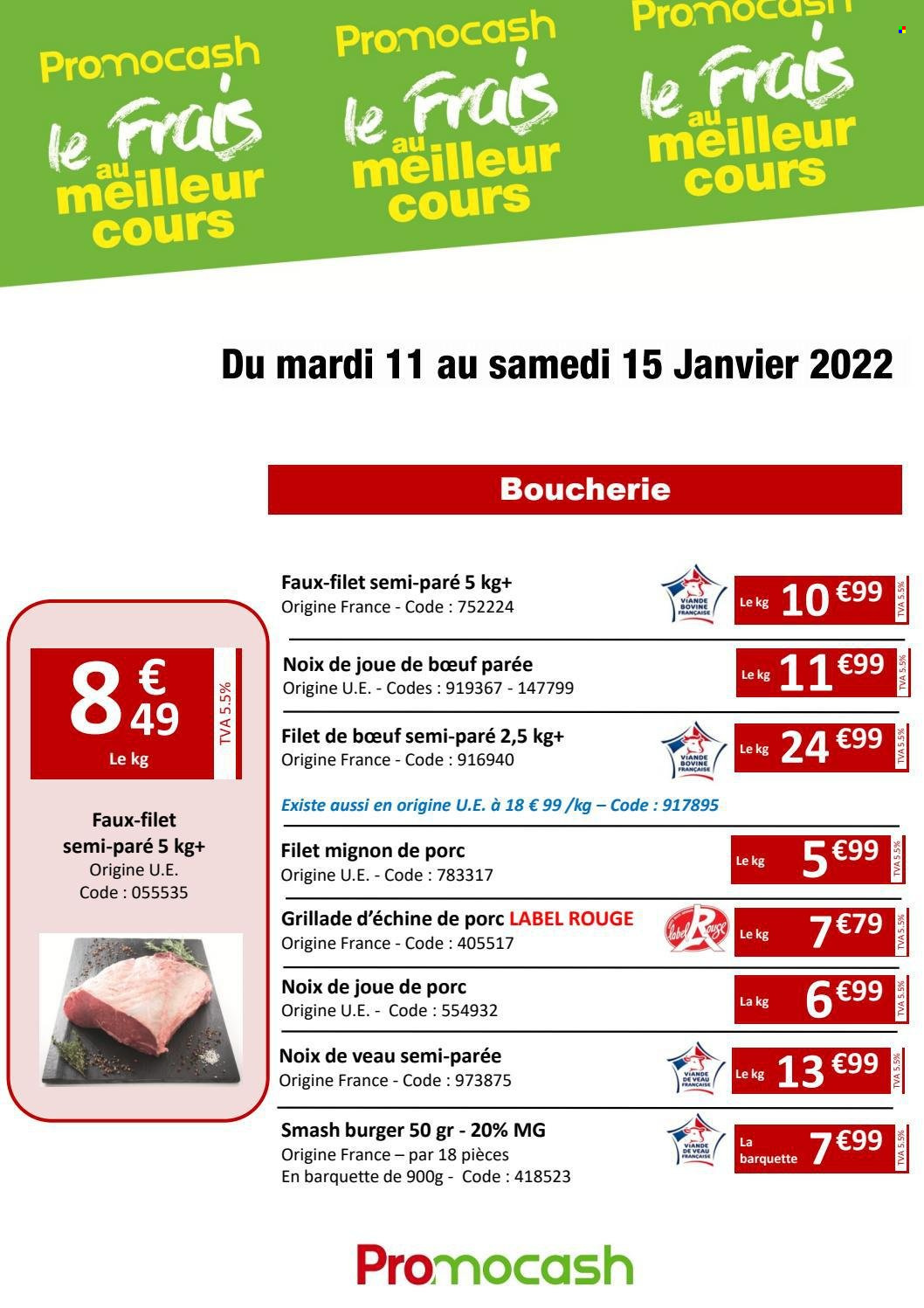 Catalogue Promocash - 11/01/2022 - 15/01/2022. Page 1