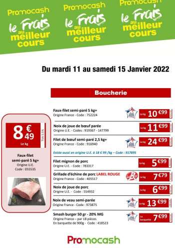 Catalogue Promocash - 11/01/2022 - 15/01/2022.