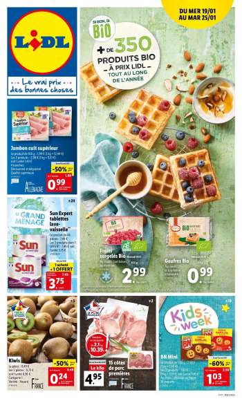 Catalogue Lidl - 19/01/2022 - 25/01/2022.
