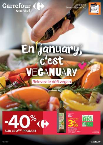 Catalogue Carrefour Market - 11/01/2022 - 23/01/2022.