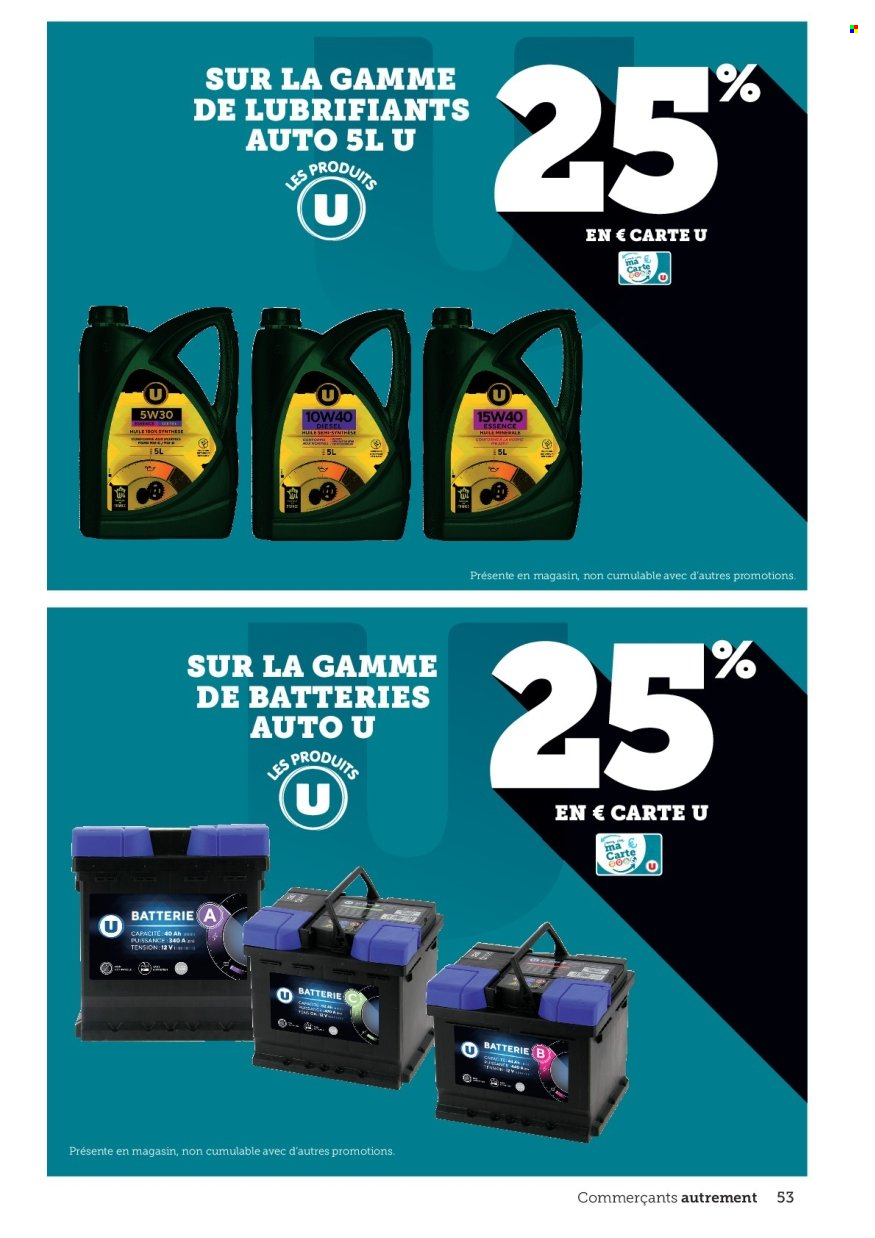 Catalogue SUPER U - 11/01/2022 - 22/01/2022. Page 53