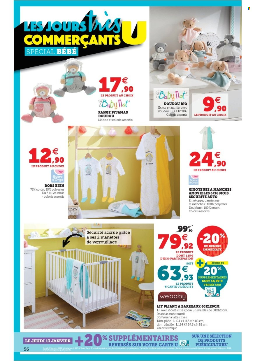 Catalogue SUPER U - 11/01/2022 - 22/01/2022. Page 56