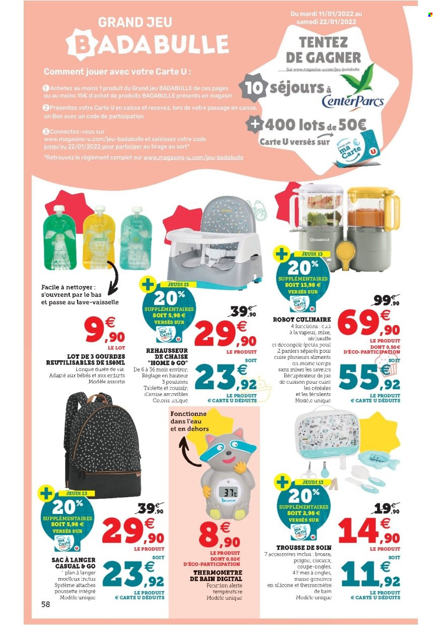 Catalogue SUPER U - 11/01/2022 - 22/01/2022. Page 58