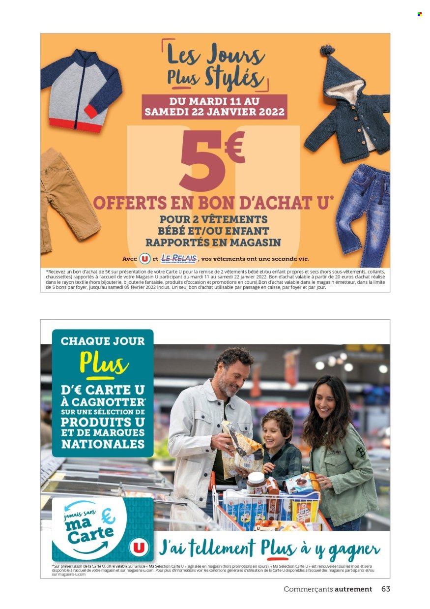Catalogue SUPER U - 11/01/2022 - 22/01/2022. Page 63