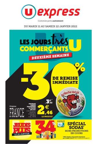 Catalogue U express - 11/01/2022 - 22/01/2022.