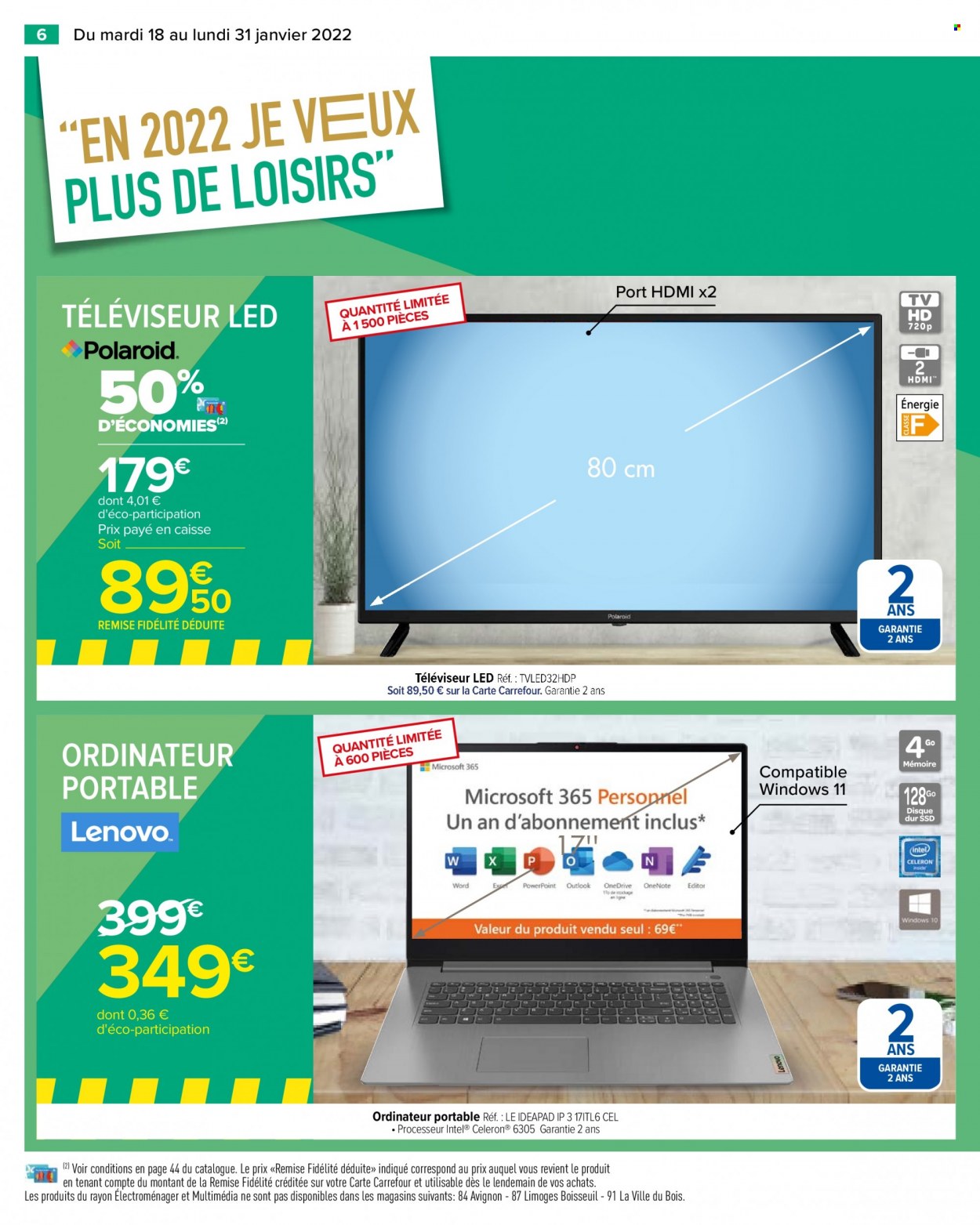 Catalogue Carrefour Hypermarchés - 18/01/2022 - 31/01/2022. Page 6