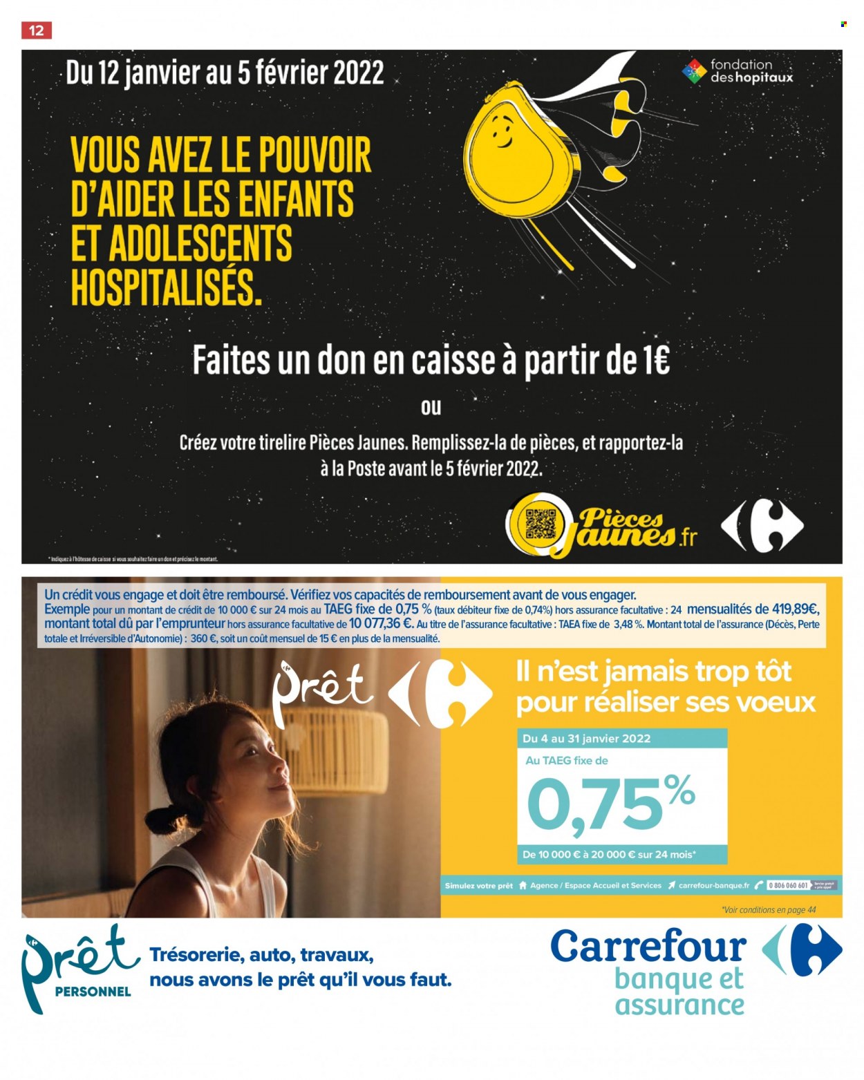 Catalogue Carrefour Hypermarchés - 18/01/2022 - 31/01/2022. Page 12