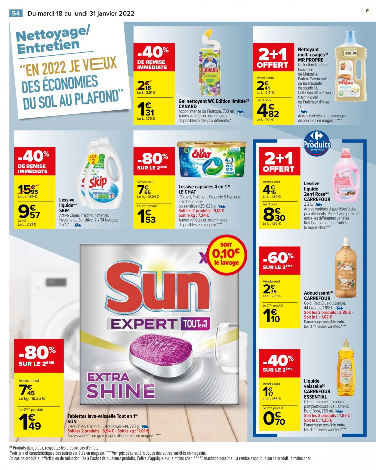 Catalogue Carrefour Hypermarchés - 18/01/2022 - 31/01/2022. Page 54
