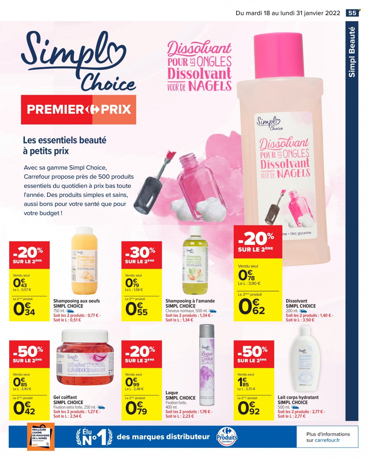 Catalogue Carrefour Hypermarchés - 18/01/2022 - 31/01/2022. Page 55