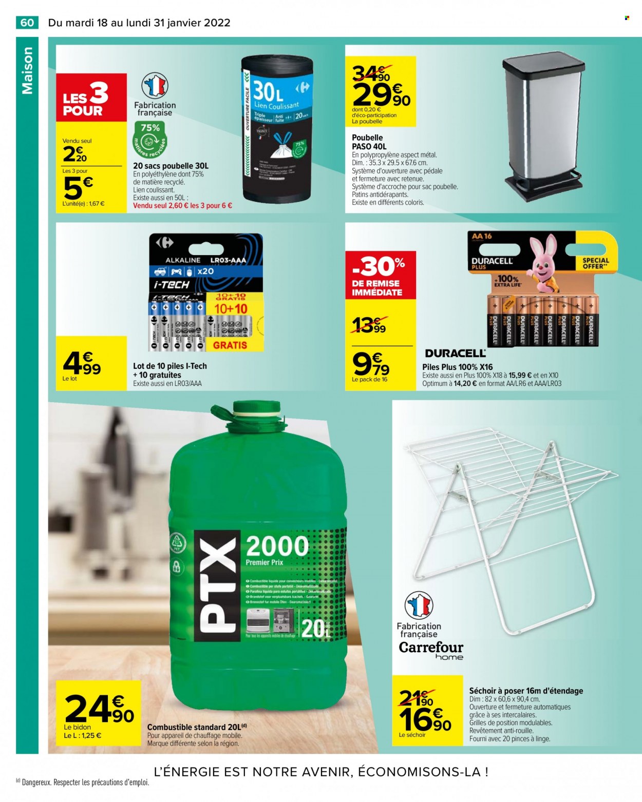 Catalogue Carrefour Hypermarchés - 18/01/2022 - 31/01/2022. Page 60