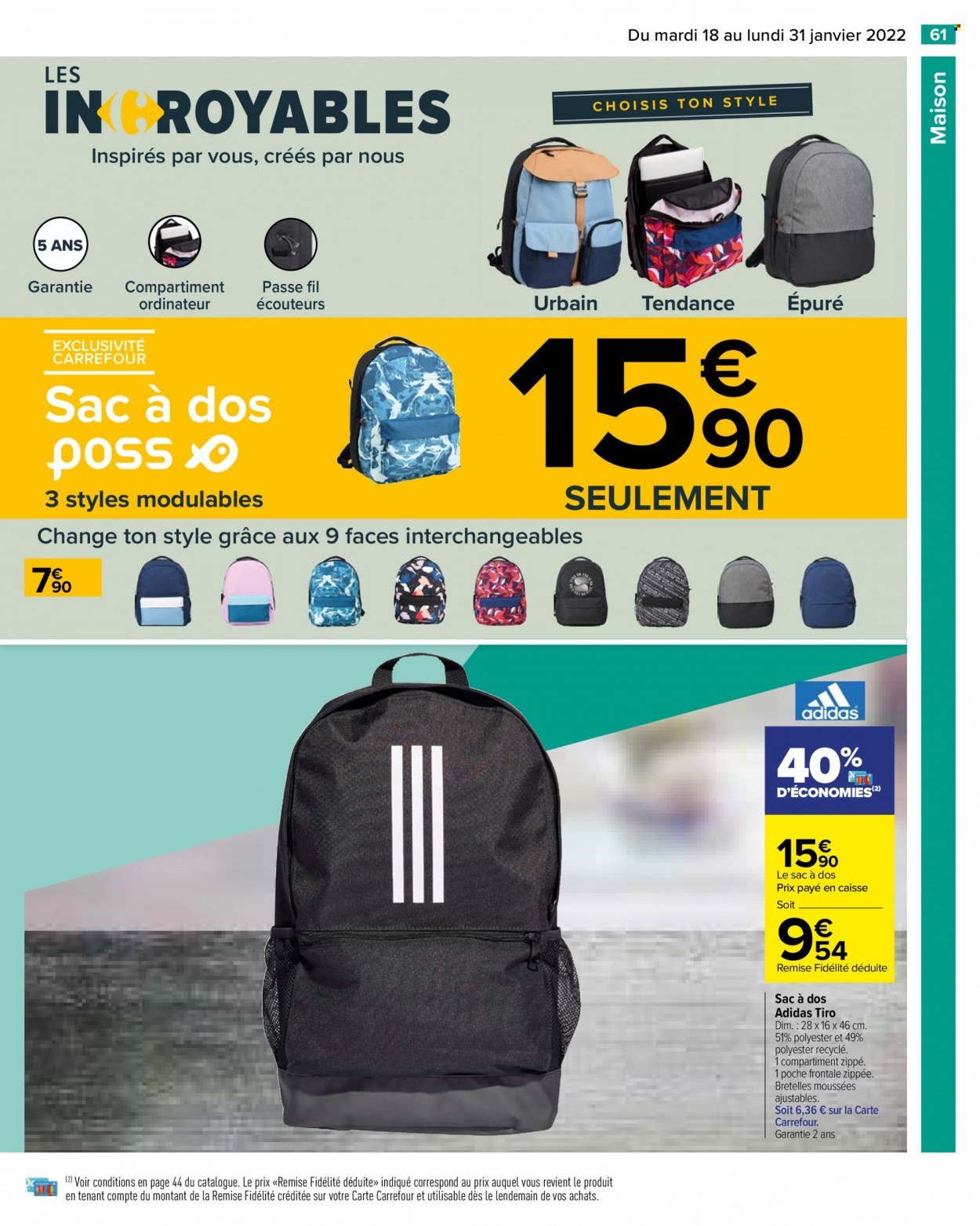 Catalogue Carrefour Hypermarchés - 18/01/2022 - 31/01/2022. Page 61