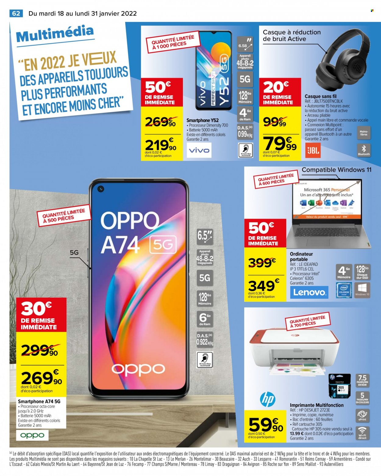 Catalogue Carrefour Hypermarchés - 18/01/2022 - 31/01/2022. Page 62