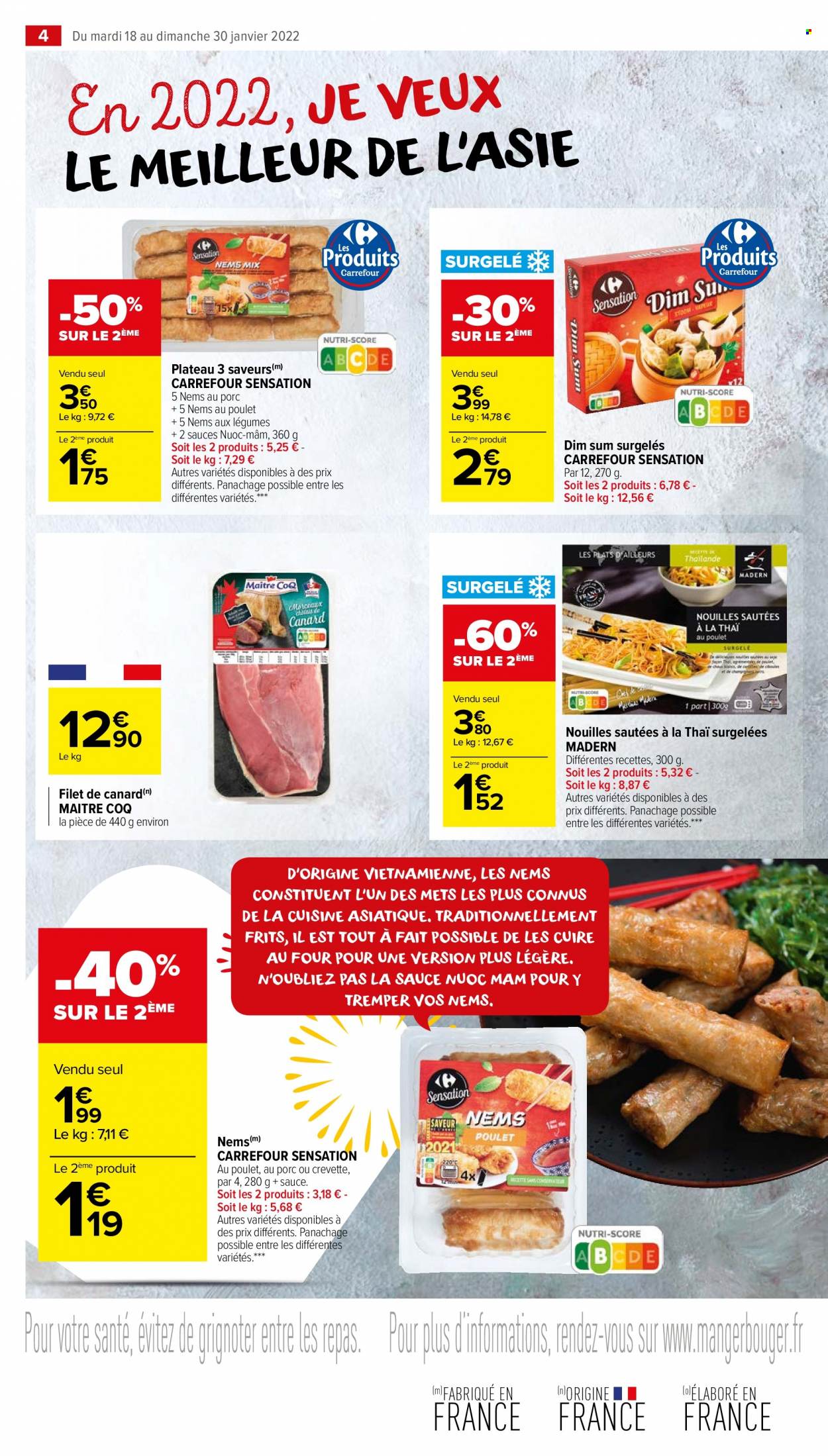 Catalogue Carrefour Market - 18/01/2022 - 30/01/2022. Page 4