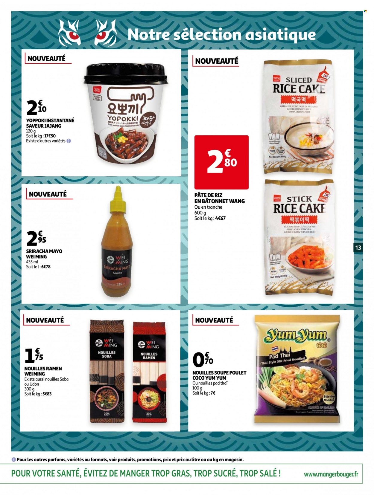 thumbnail - Catalogue Auchan - 19/01/2022 - 25/01/2022 - Produits soldés - soupe, nouilles, nouilles ramen, nouilles soba, nouilles udon. Page 13.