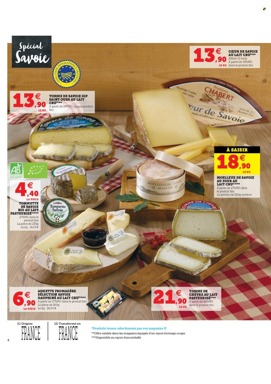 thumbnail - Catalogue SUPER U - 18/01/2022 - 22/01/2022 - Produits soldés - fromage, assiette. Page 4.