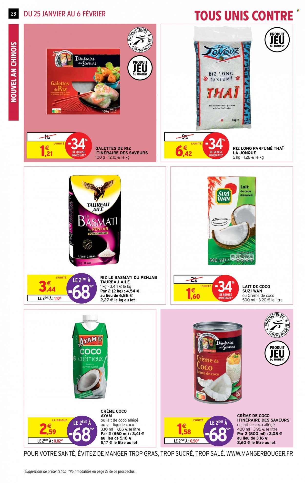 thumbnail - Catalogue Intermarché Super - 25/01/2022 - 06/02/2022 - Produits soldés - galettes, lait de coco. Page 28.