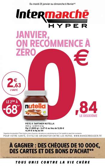Catalogue Intermarché Hyper - 25/01/2022 - 06/02/2022.
