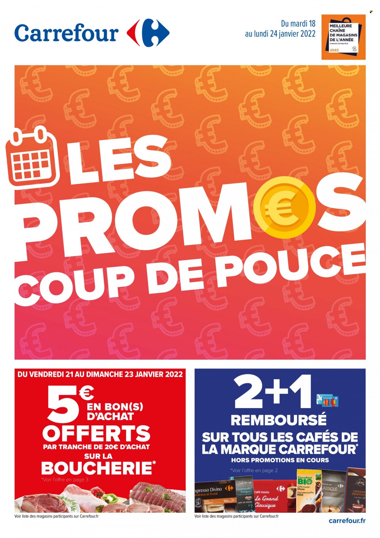 Catalogue Carrefour Hypermarchés - 18/01/2022 - 24/01/2022. Page 1