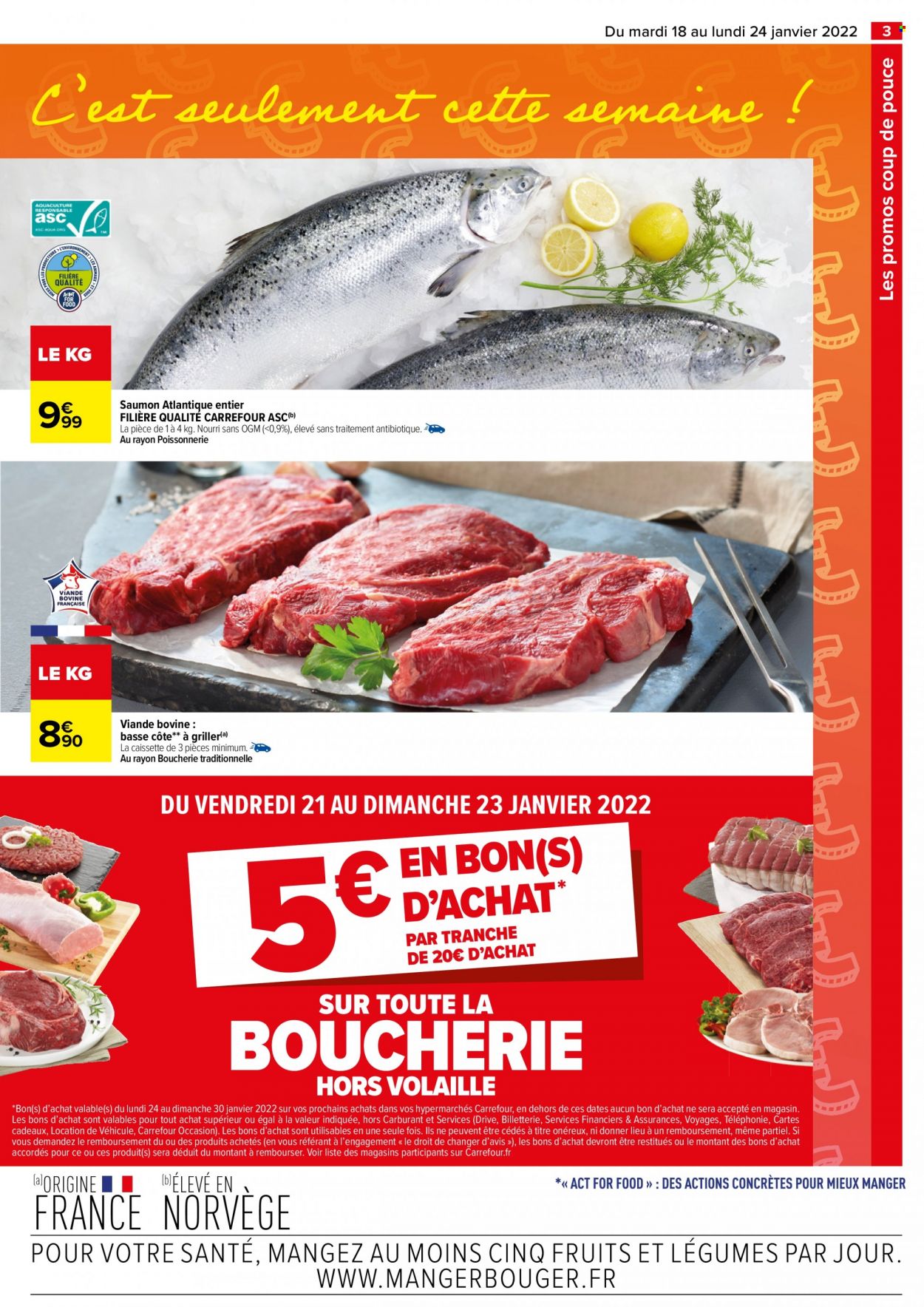 Catalogue Carrefour Hypermarchés - 18/01/2022 - 24/01/2022. Page 3