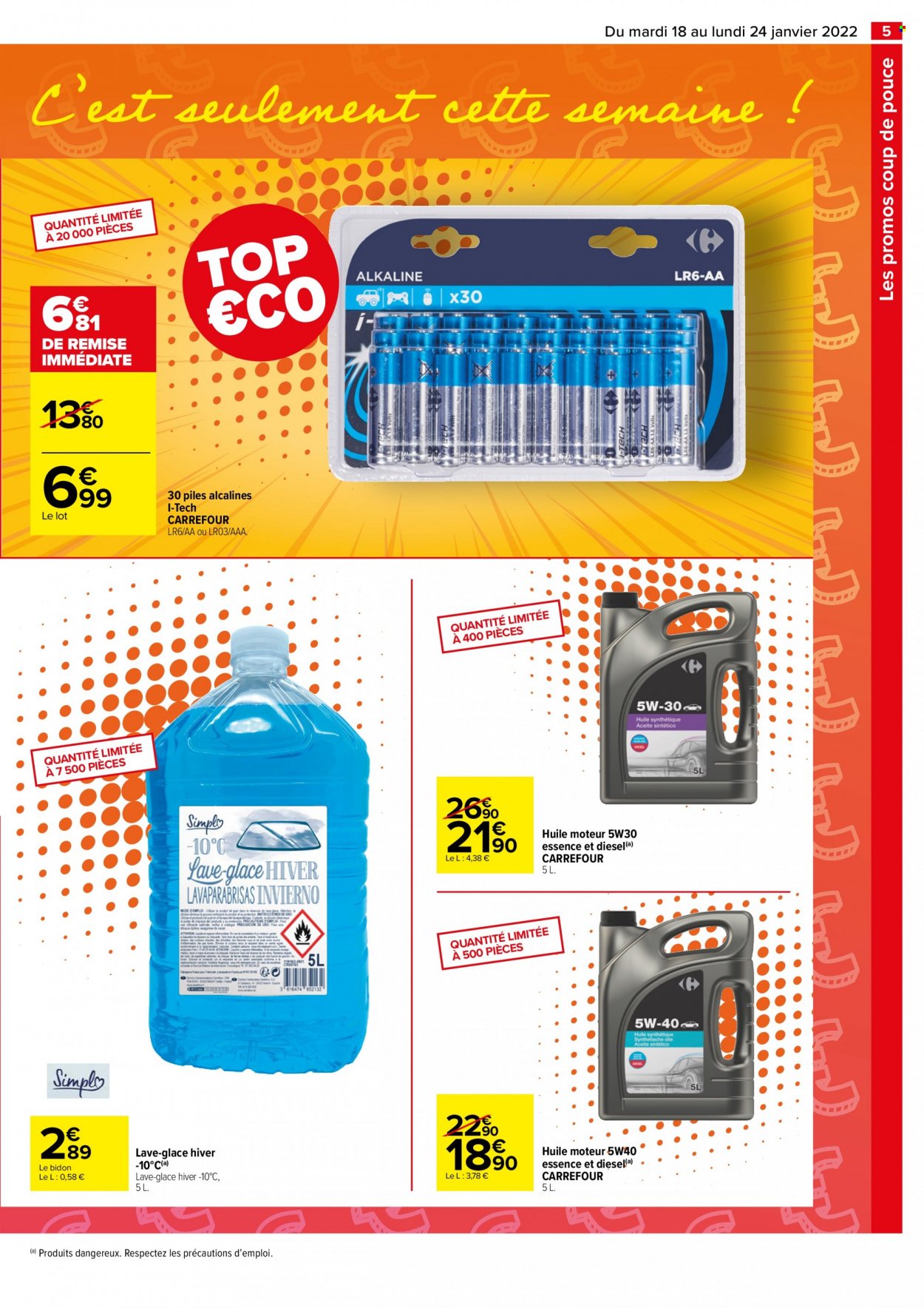Catalogue Carrefour Hypermarchés - 18/01/2022 - 24/01/2022. Page 5