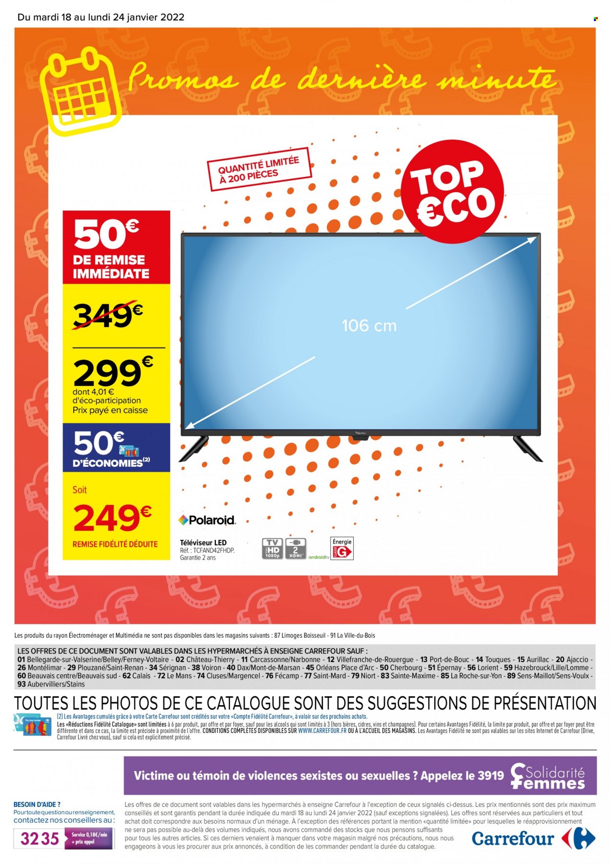 Catalogue Carrefour Hypermarchés - 18/01/2022 - 24/01/2022. Page 8