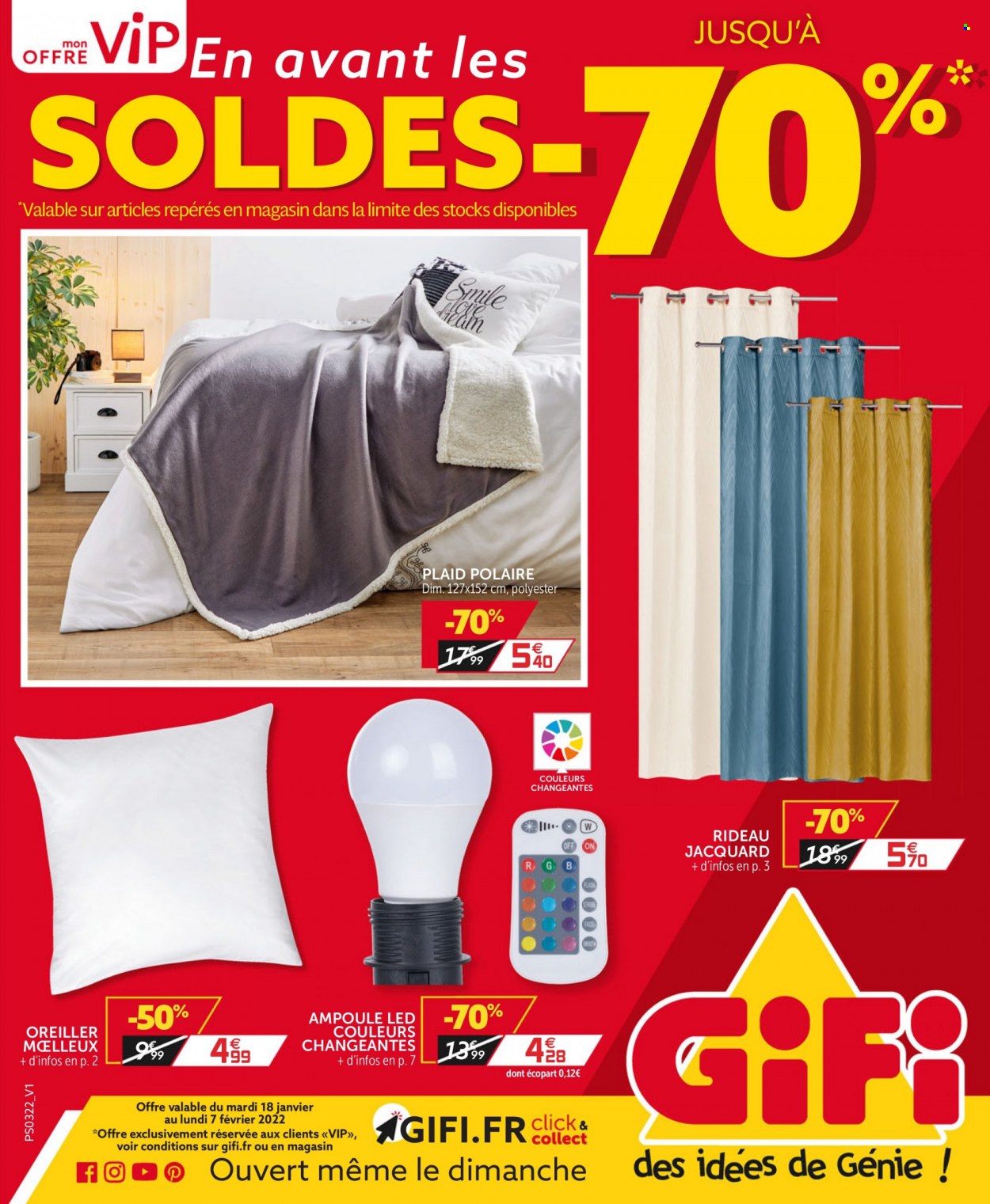 Catalogue GiFi - 18/01/2022 - 01/02/2022. Page 1