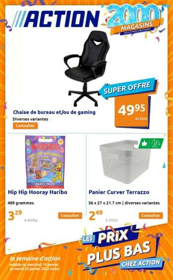 Catalogue Action - 19/01/2022 - 25/01/2022.