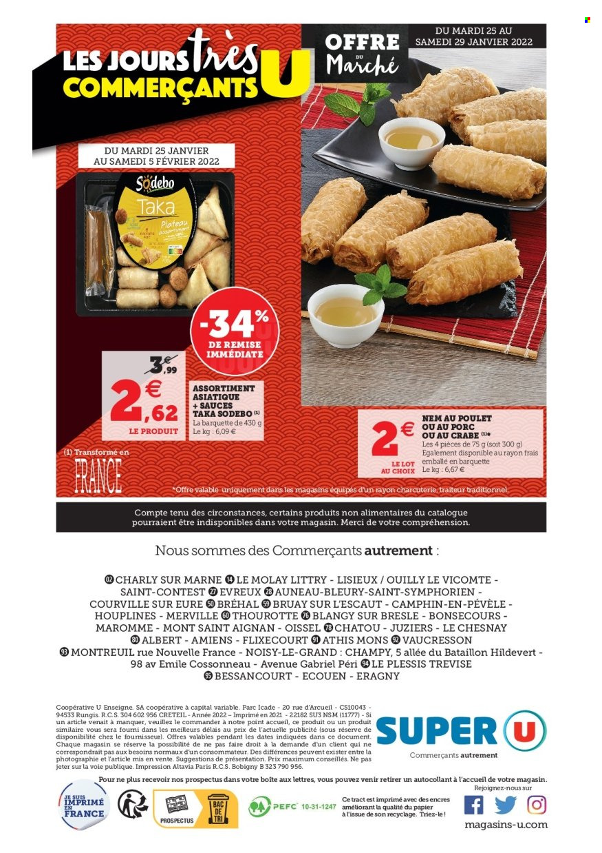 Catalogue SUPER U - 25/01/2022 - 05/02/2022. Page 48