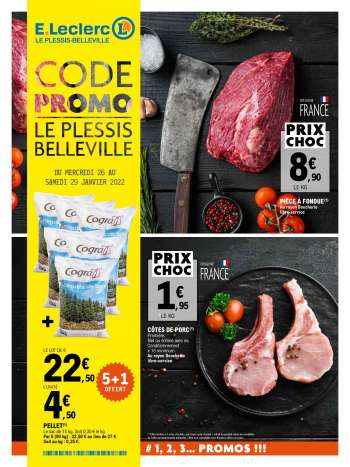 Catalogue E.Leclerc - 26/01/2022 - 29/01/2022.