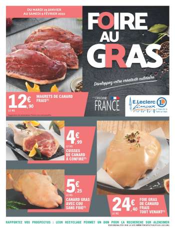 Catalogue E.Leclerc - 25/01/2022 - 05/02/2022.