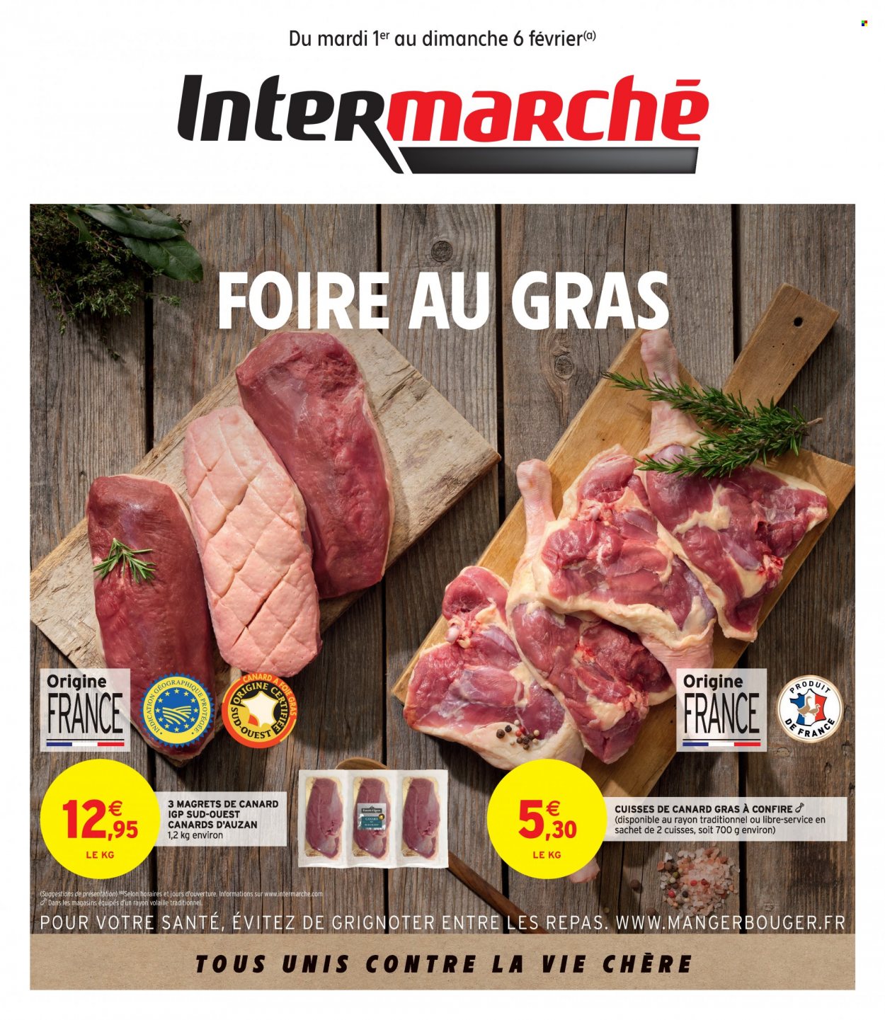thumbnail - Catalogue Intermarché - 01/02/2022 - 06/02/2022 - Produits soldés - cuisse de canard. Page 1.