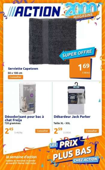 Catalogue Action - 26/01/2022 - 01/02/2022.