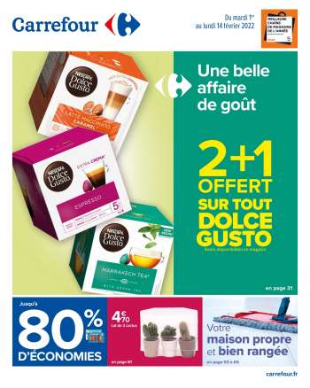 Catalogue Carrefour Hypermarchés - 01/02/2022 - 14/02/2022.