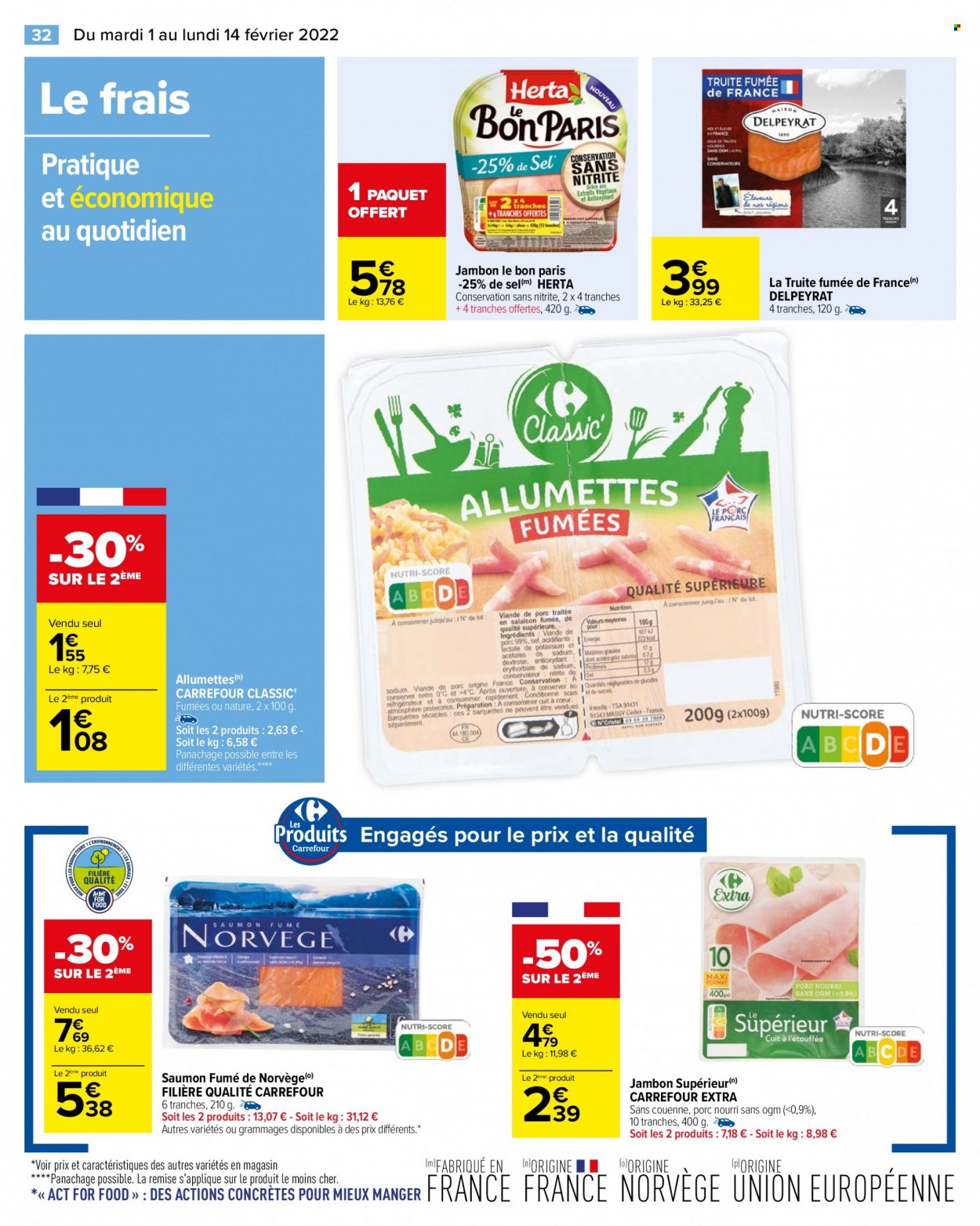 Catalogue Carrefour Hypermarchés - 01/02/2022 - 14/02/2022. Page 32
