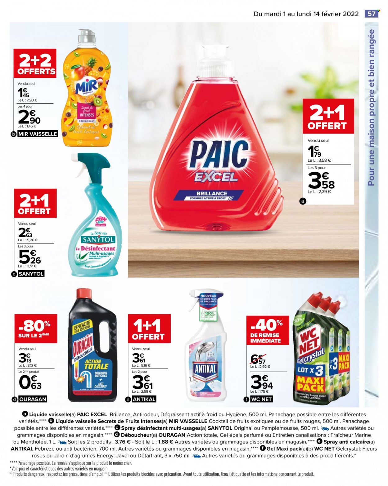 Catalogue Carrefour Hypermarchés - 01/02/2022 - 14/02/2022. Page 57
