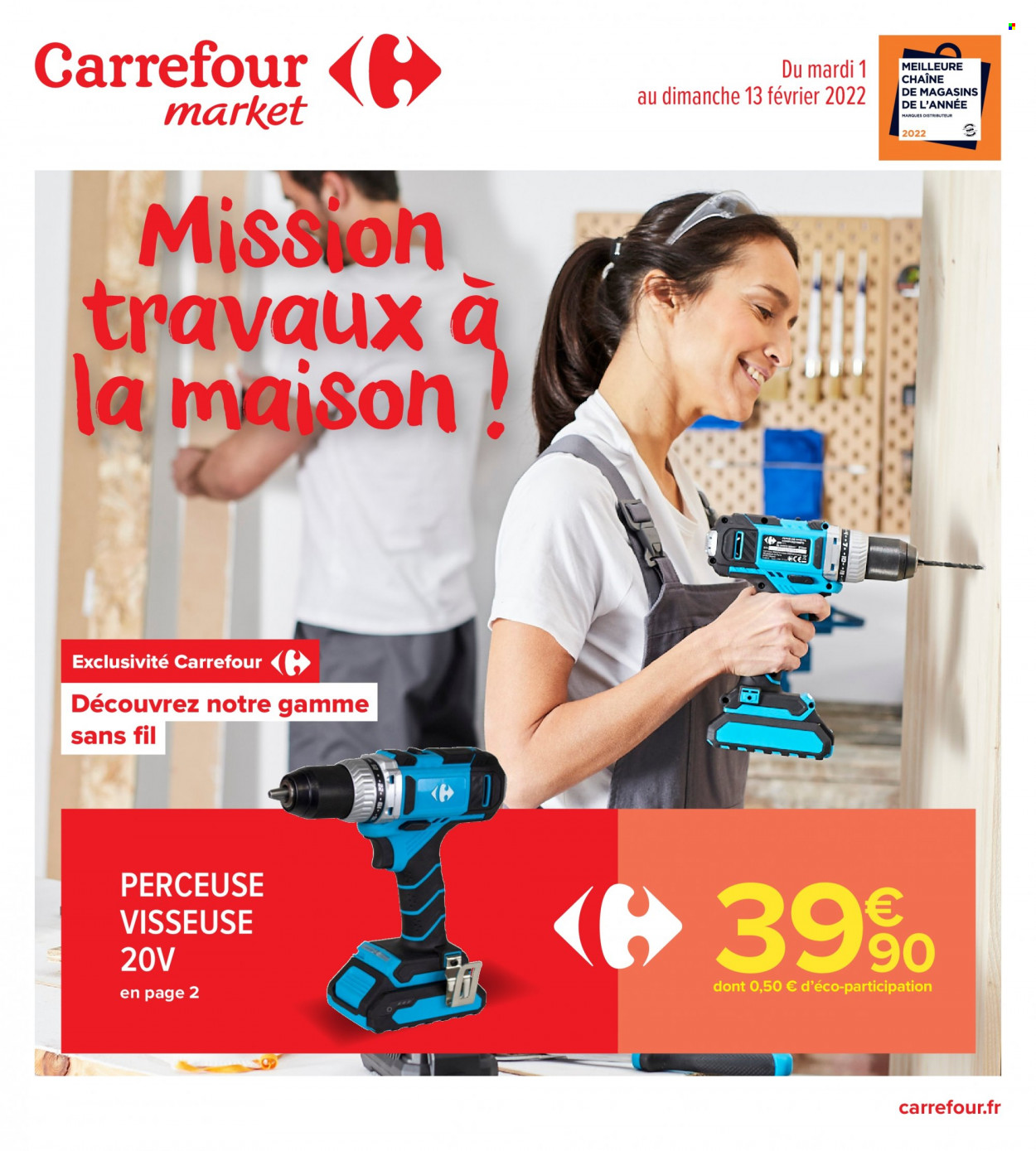 Catalogue Carrefour Market - 01/02/2022 - 13/02/2022. Page 1