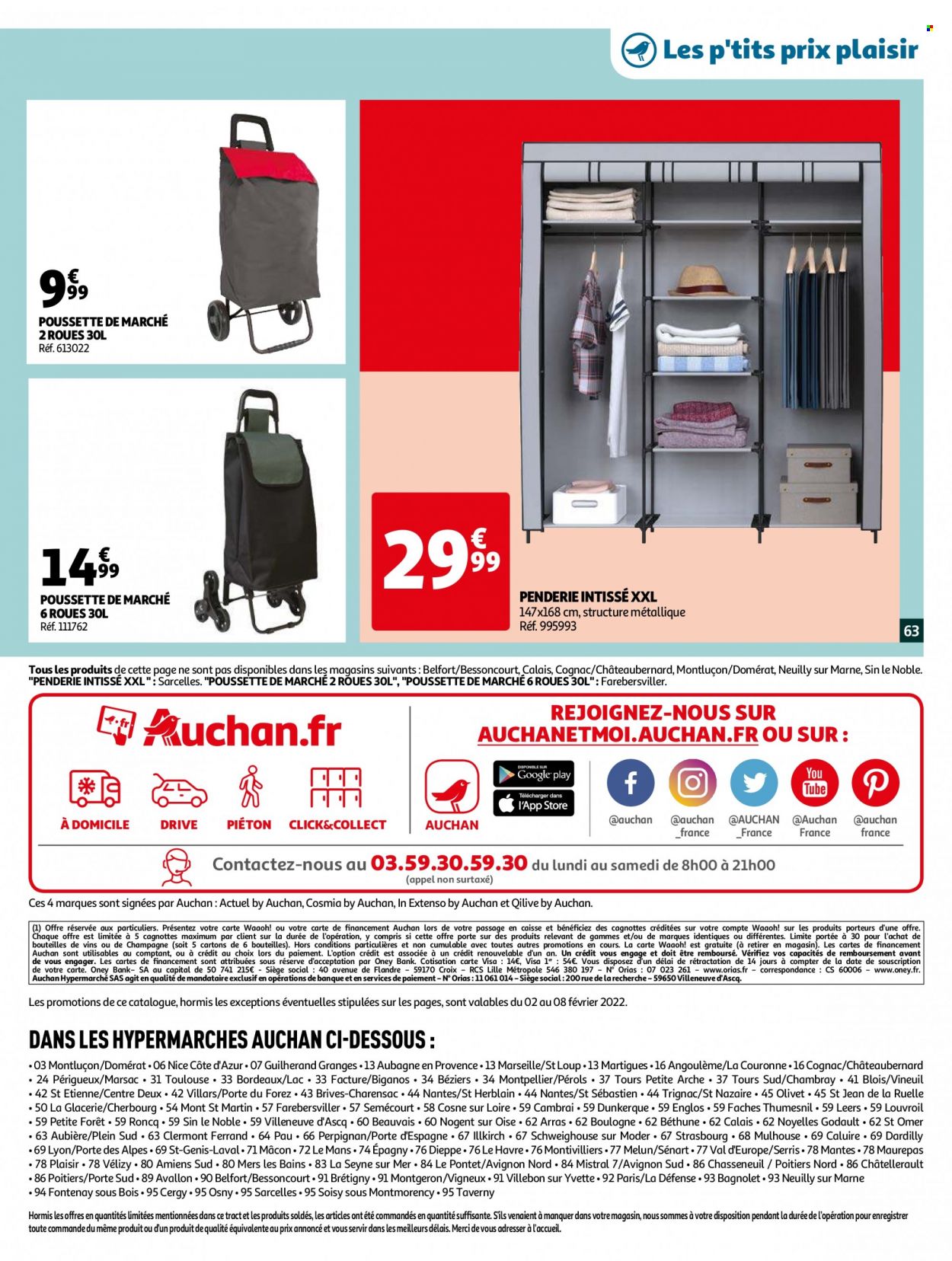 Catalogue Auchan - 02/02/2022 - 08/02/2022. Page 63