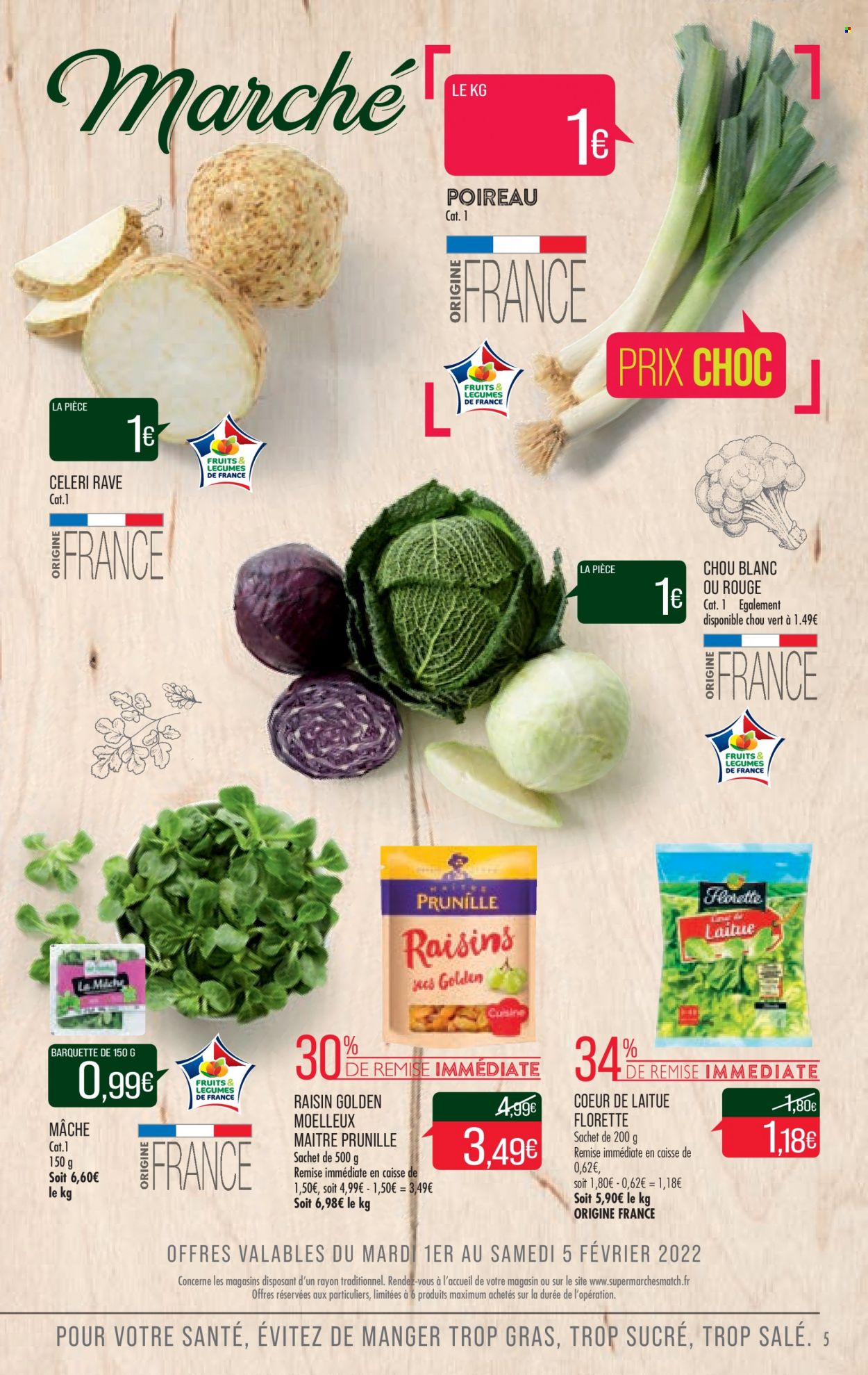 Catalogue Supermarché Match - 01/02/2022 - 06/02/2022. Page 5