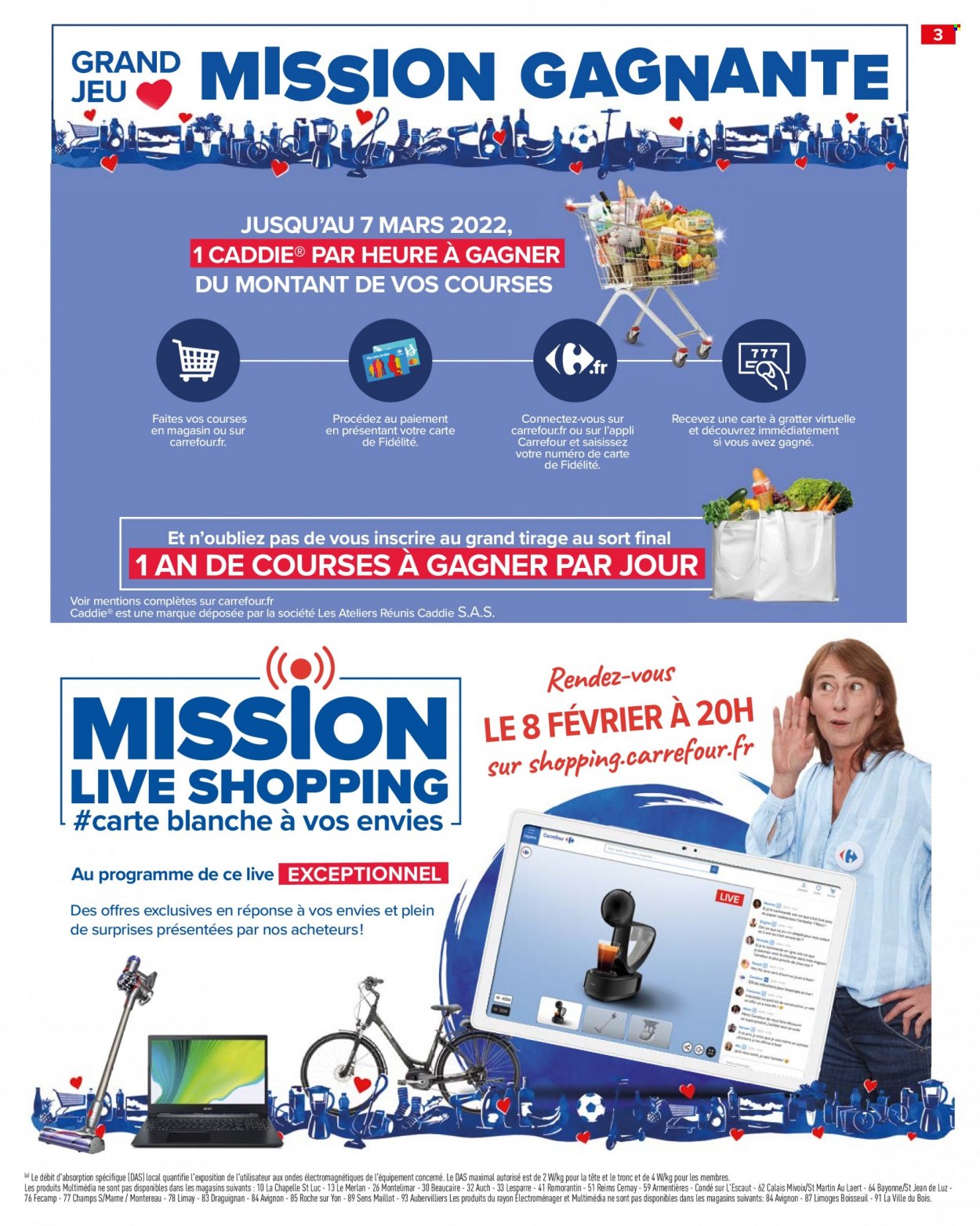 Catalogue Carrefour Hypermarchés - 08/02/2022 - 21/02/2022. Page 3